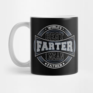 World's Best Farter I Mean Father Father's Day Retro Dad Mug